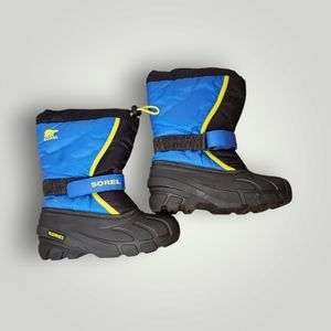 Sorel Kids Blue and Black Snow Boots